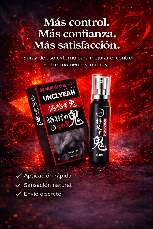 UncleYeah® · Spray de Control Masculino